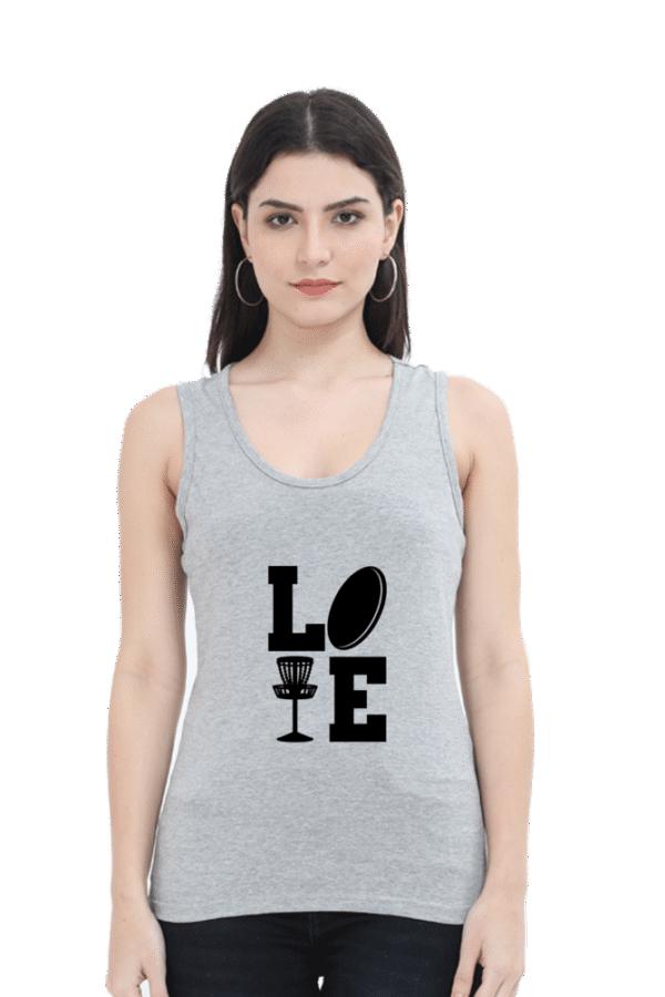 PJB Printed -Female Womens Tank Top-DISCGOLF4PNG0101 13.82W 10.92H Front