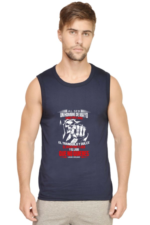 PJB Printed -Male Sleeveless T-Shirt