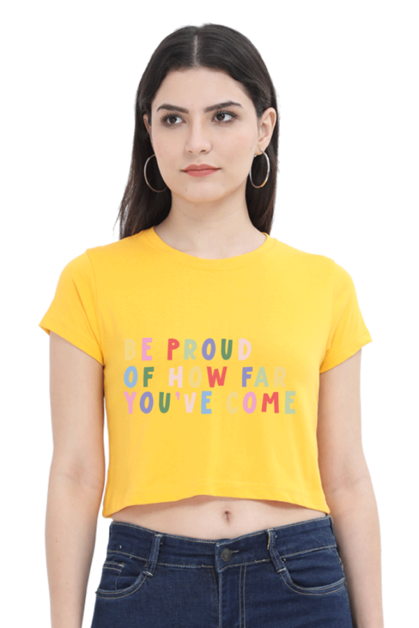 PJB Printed Female Crop Top | FC39