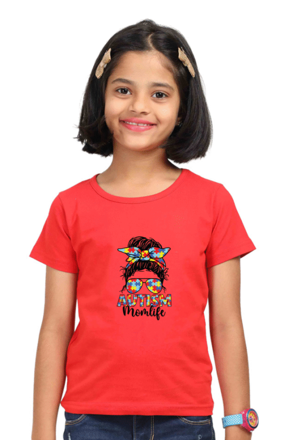 PJB Printed - Girl Classic Crew T-Shirt -Autism02 8.75W 8.75H Front