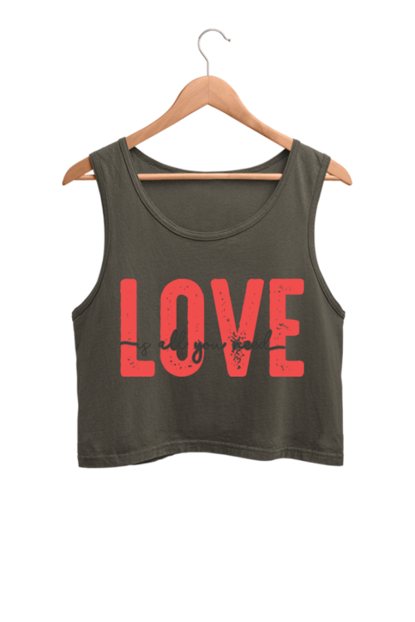 PJB Printed -Female Crop Tank | FC40